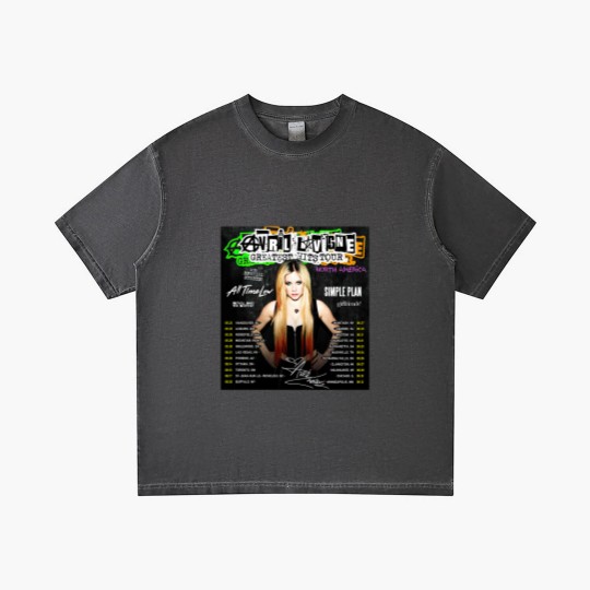 Discover Avril Lavigne Summer 2024 Gradient T Shirts