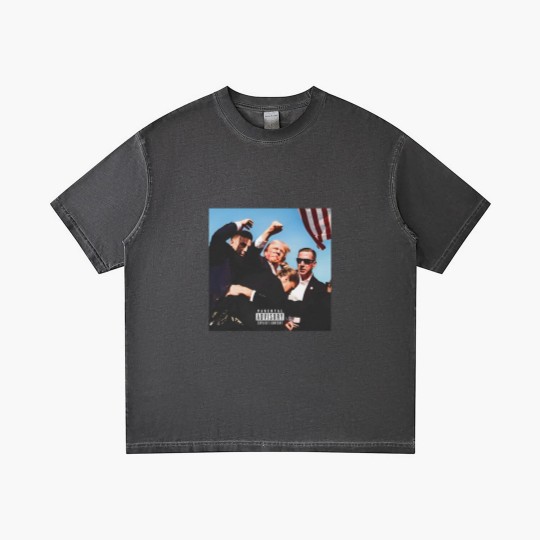 Discover TRUMP Album Cover Shooting Gradient T Shirts