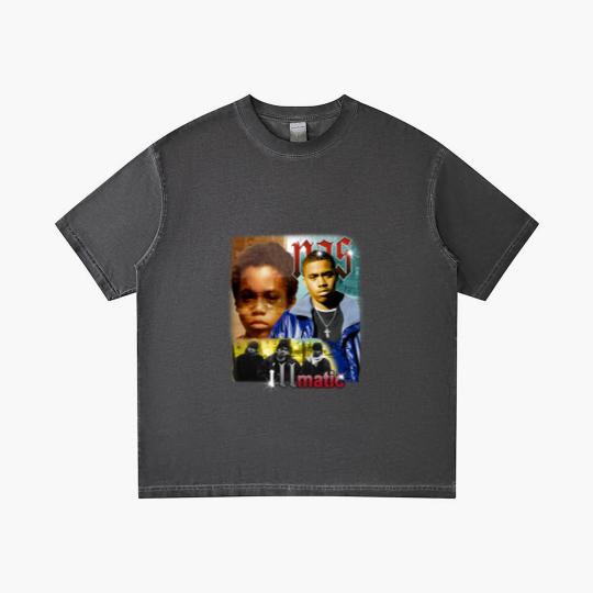 Discover Nas - Illmatic Gradient T Shirts