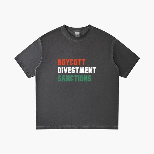 Discover Bds (Boycott Divestment Sanctions) Gradient T Shirts