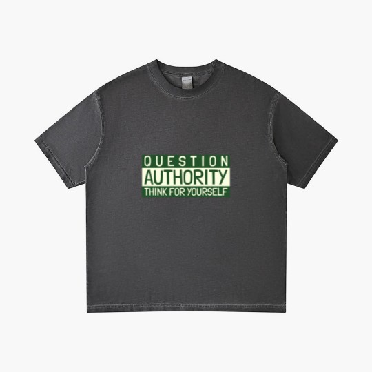 Discover Question Authority Gradient T Shirts
