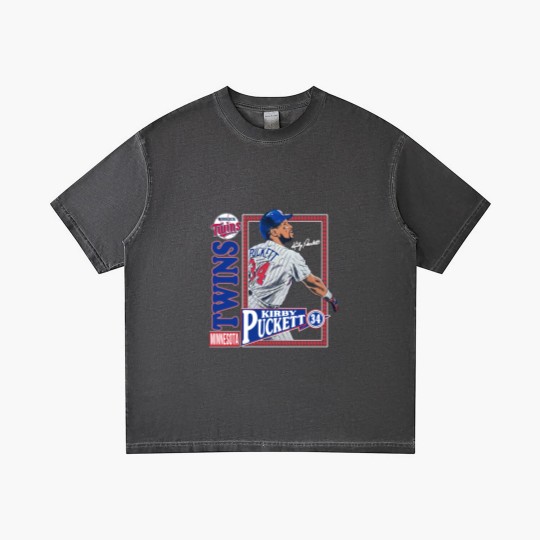 Discover 1992 Kirby Puckett Twins Gradient T Shirts