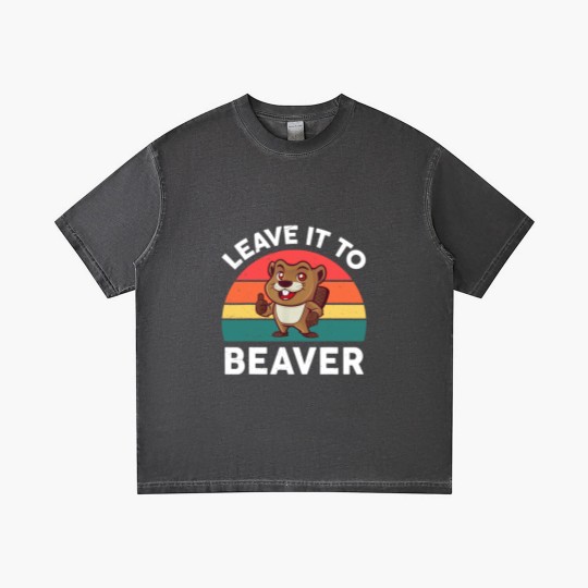 Discover Leave It To Beaver  Men Kids Funny Beaver Gradient T Shirts