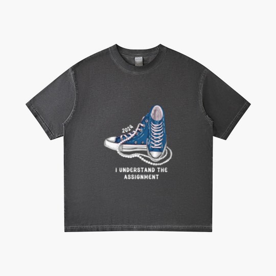 Discover I Understand The Assignment Vote Blue rally Gradient T Shirts, Kamala Harris Sneakers and Pearls