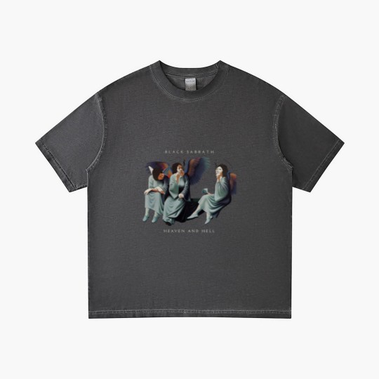 Discover Black Sabbath Heaven & Hell Gradient T Shirts Gradient T Shirts