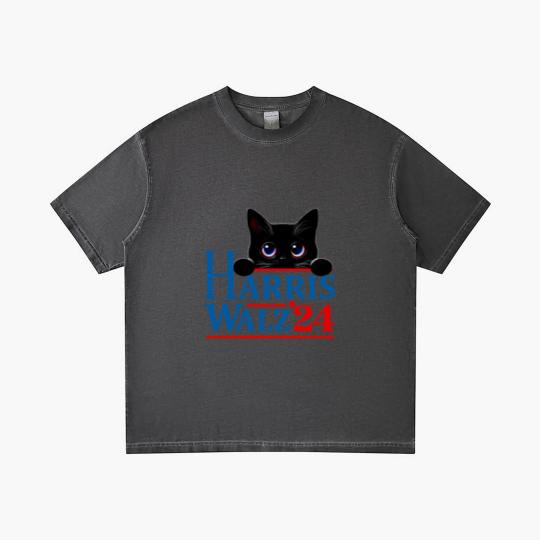 Discover Harris Walz Cat Lady  Harris tim walz Gradient T Shirts - 1 Gradient T Shirts