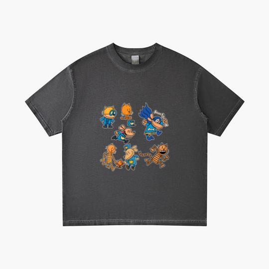 Discover Dog Man Gradient T Shirts
