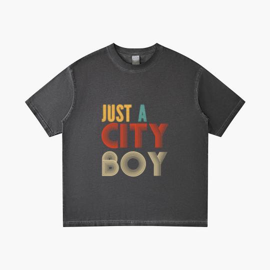 Discover retro just a city boy journey t Gradient T Shirts
