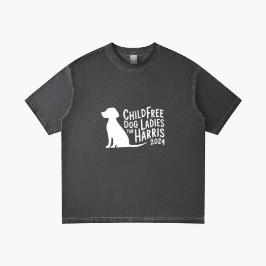Discover Childfree Dog Ladies Gradient T Shirts, Harris 2024 Cat Gradient T Shirts, Funny Kamala Harris Graphic Gradient T Shirts