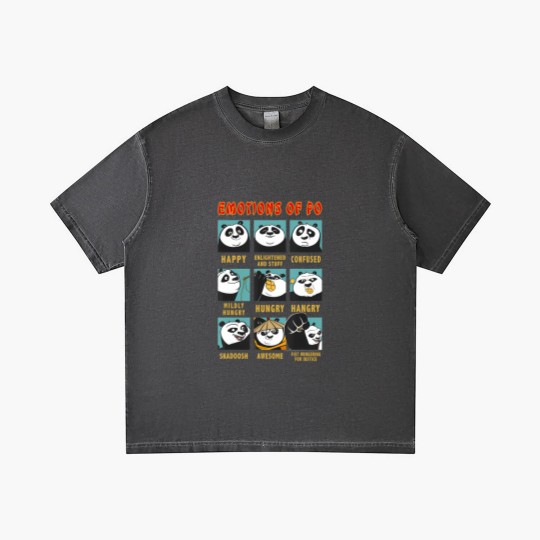 Discover kung fu panda emotions of po portrait grid Gradient T Shirts