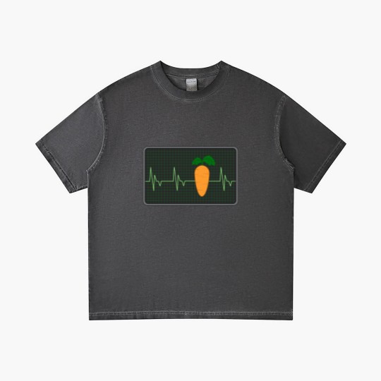 Discover Carrot Hearbeat Cool Carrot Design Gradient T Shirts