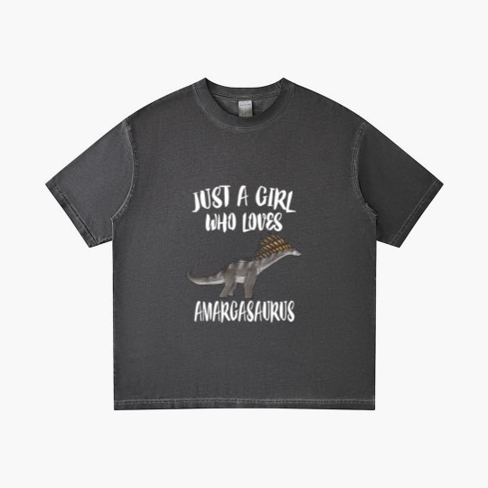 Discover Just A Girl Who Loves Amargasaurus Dinosaur Gradient T Shirts