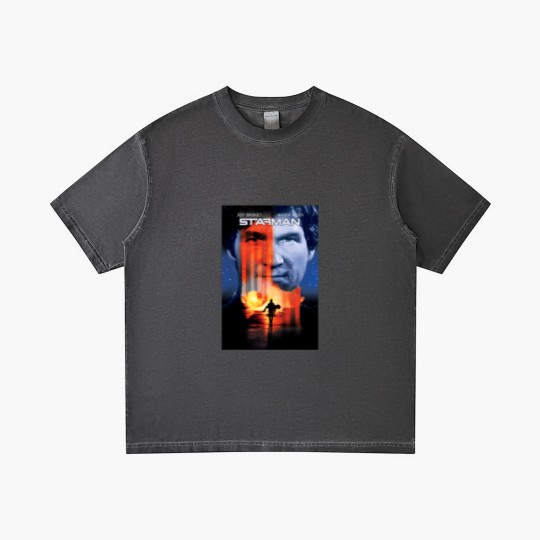 Discover Starman - Jeff Bridges Fitted V-Neck Gradient T Shirts