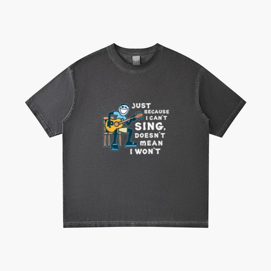 Discover guitar lover just because i can't sing doesn't mean i won't Gradient T Shirts