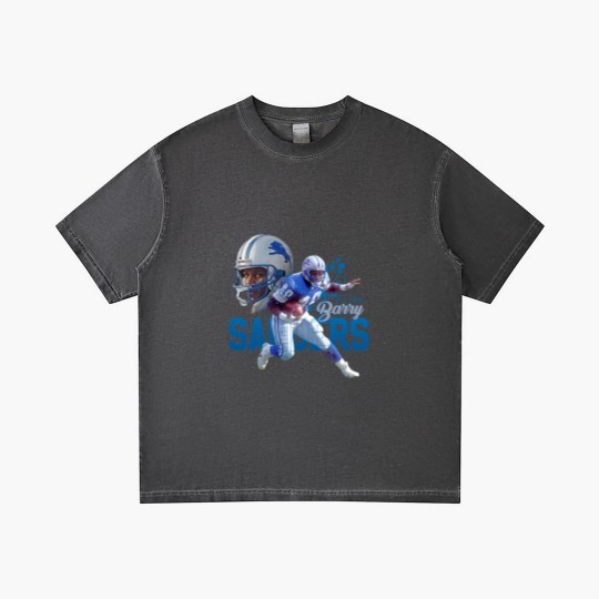 Discover Barry Sanders Gradient T Shirts