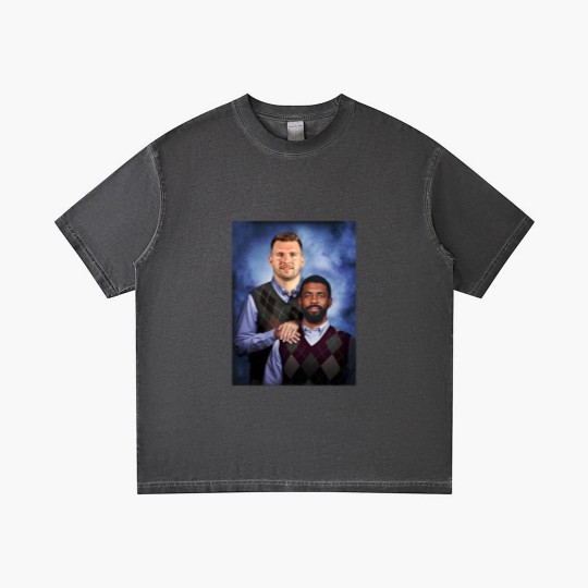 Discover Luka Doncic Kyrie Irvin Funny Gradient T Shirts, Luka Doncic Gradient T Shirts