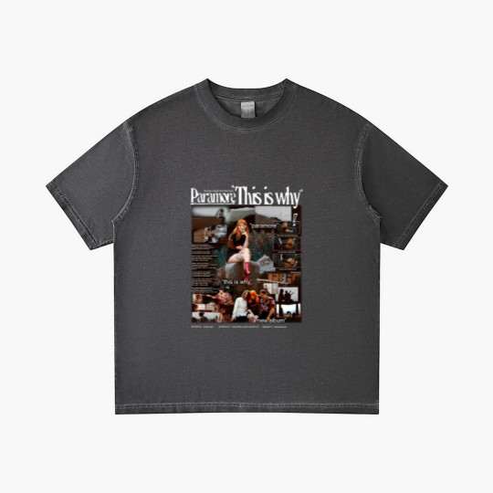 Discover Vintage Paramore Tour 2023 This Is Why Rock Band Gradient T Shirts, Paramore Tour Gradient T Shirts