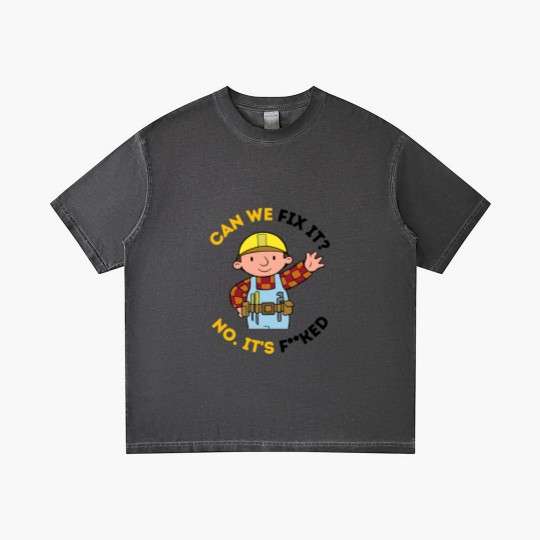 Discover Can We Fix It Funny Repair Man Bob The Builder Gradient T Shirts