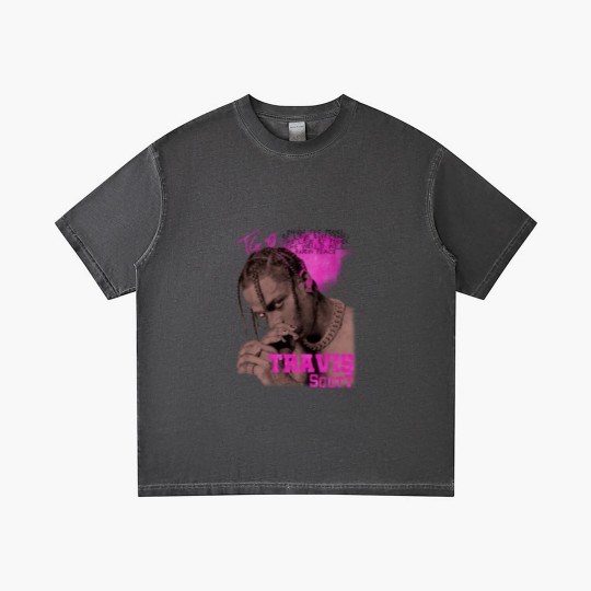 Discover Vintage Travis Gradient T Shirts, Retro 90s Travis Rapper Gradient T Shirts