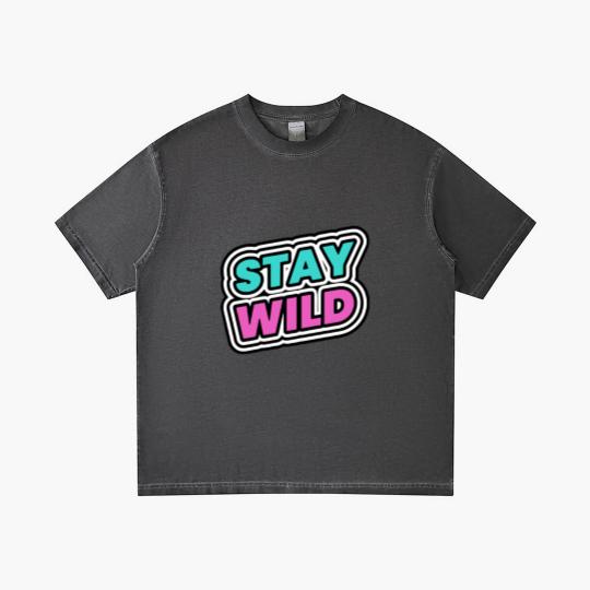 Discover Stay Wild Stay Wild Gradient T Shirts
