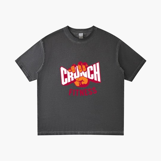 Discover Attractive-Crunch-Fitness Logo Gradient T Shirts