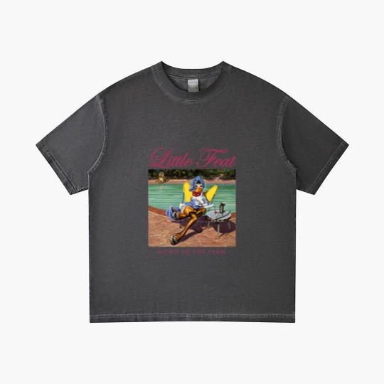 Discover Little Feat Rock Band Lowell George Formed Then Disbanded Upon His Death  Retro Wave Gradient T Shirts