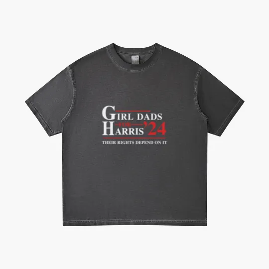 Discover Girl Dads for Harris Gradient T Shirts