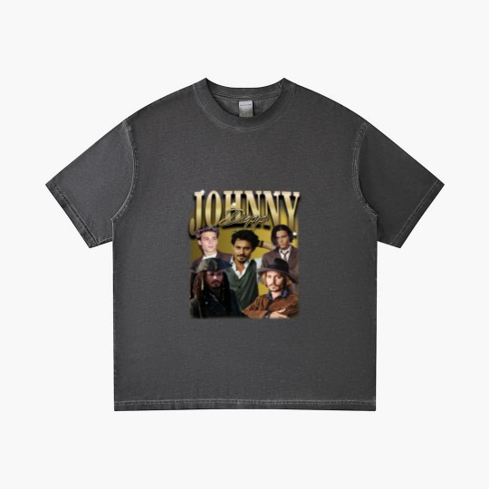 Discover Maglietta Johnny Depp retr, Johnny Depp pirata Gradient T Shirts