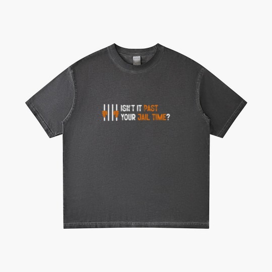 Discover Isn't it past your jail time? Gradient T Shirts, Anti Trump Oscars Gradient T Shirts, Funny Political