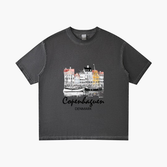 Discover Copenhagen Denmark Gradient T Shirts