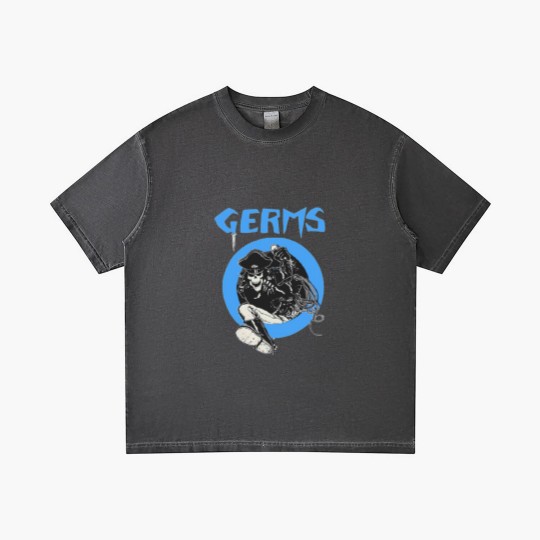 Discover The Germs Band Logo Gradient T Shirts