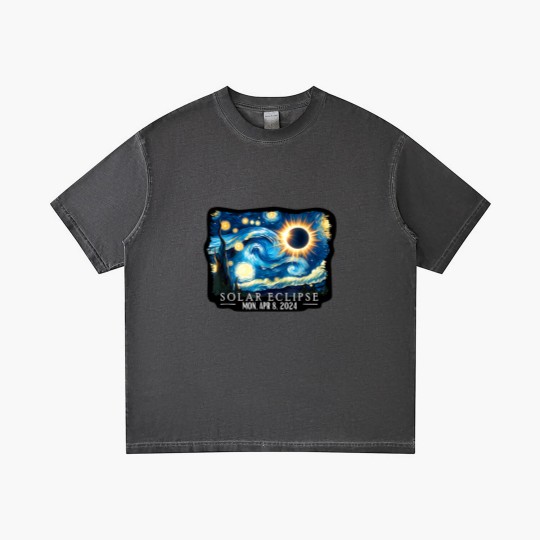 Discover Vintage American Totality Starry Night Eclipse Solar 2024 Gradient T Shirts