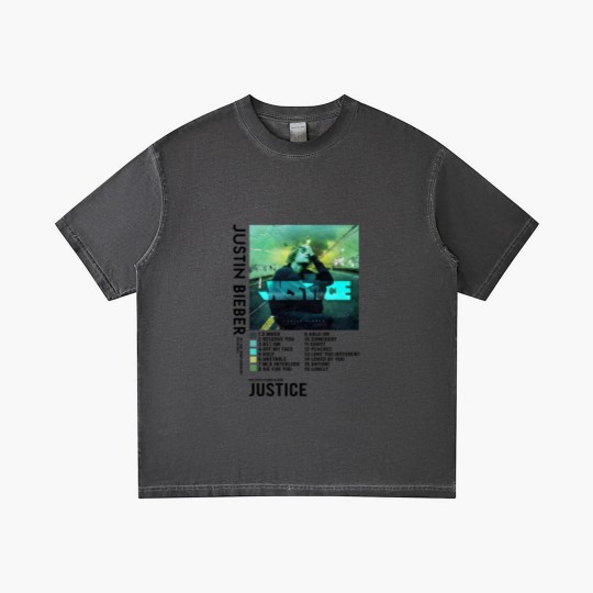 Discover Justin Bieber Justice Tour Tees, Justin Bieber Gradient T Shirts, Justin Bieber Merch