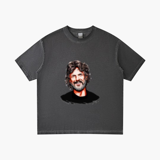Discover Kris Kristofferson - An illustration by Paul Cemmick Gradient T Shirts