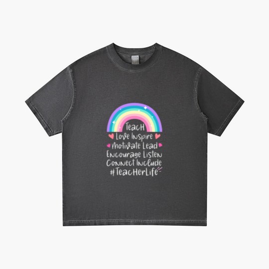 Discover Teacher Life Gradient T Shirts, Teacher Gift, Teacher Gradient T Shirts, Elementary School Teacher Gradient T Shirts, Preschool Teacher, Gift for Teacher - Teacher Life - Gradient T Shirts
