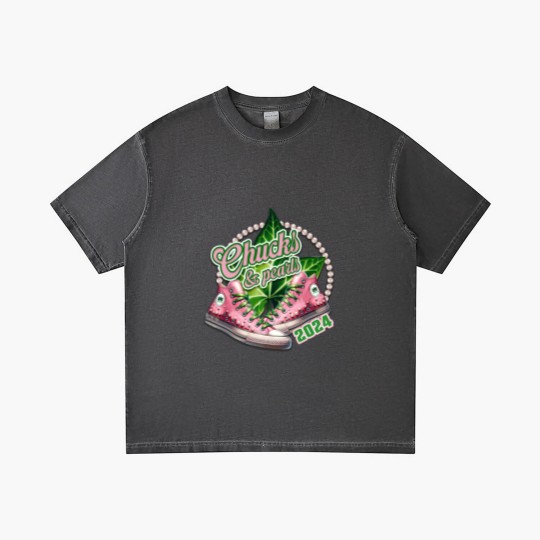 Discover AKA Chucks and Pearls Gradient T Shirts