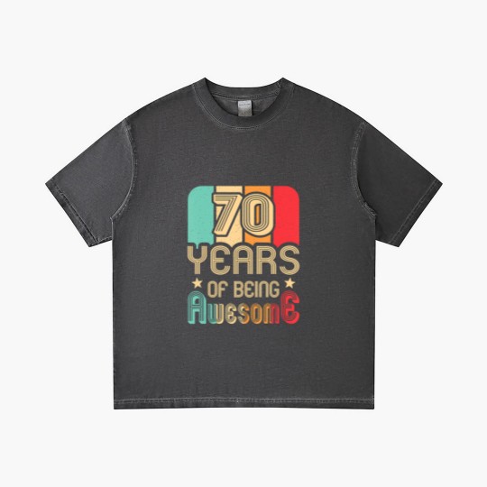 Discover 70 years of being awesome 70 years old 70th birthday Gradient T Shirts