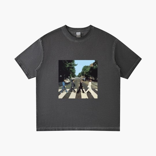 Discover Abbey Road Album Cover Gradient T Shirts