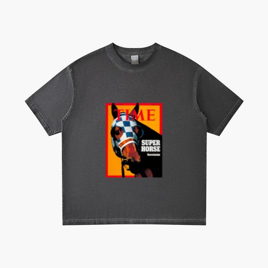 Discover Secretariat Time Magazine Cover 1973 Gradient T Shirts