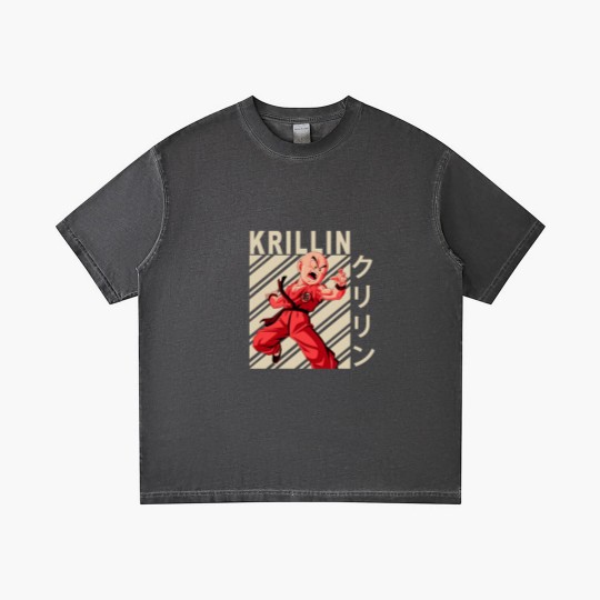Discover Krillin - Vintage Artcompressed Gradient T Shirts