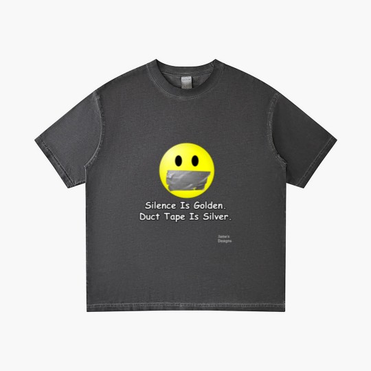 Discover Silence Is Golden. Duct Tape Is Silver. - Jame_s Designs Gradient T Shirts