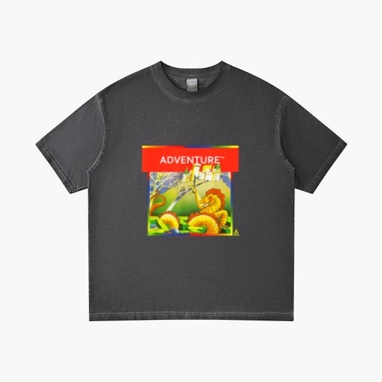 Discover Atari Adventure Box Art Gradient T Shirts
