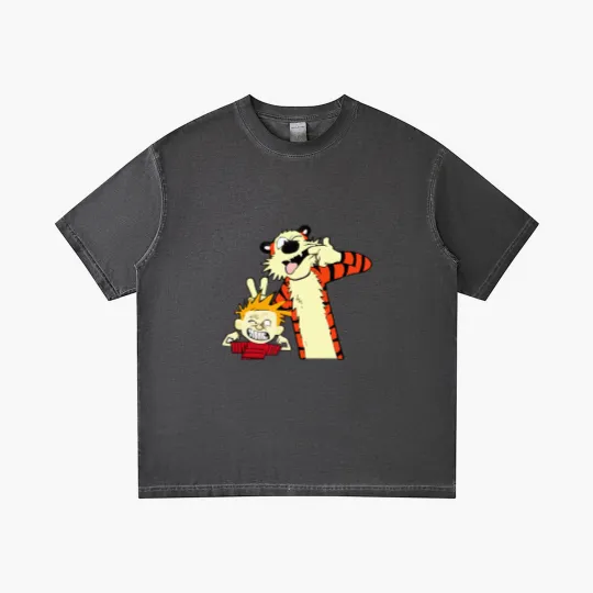 Discover calvin and hobbes, calvin and hobbes logo, calvin and hobbes merch, calvin and hobbes cartoon Gradient T Shirts