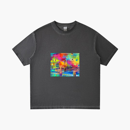 Discover Avalon Pier Long Gradient T Shirts