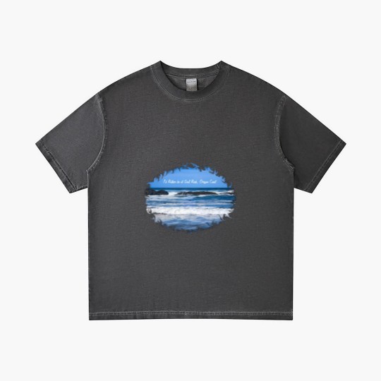 Discover Seal Rock Oregon Coast On Pacific Ocean For Gradient T Shirts