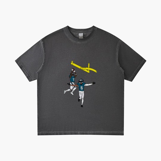 Discover AJ Brown and DeVonta Smith Dunk Celebration Active(1) Gradient T Shirts