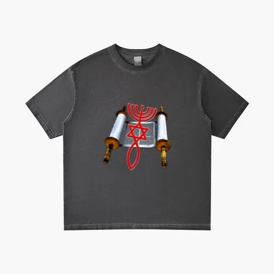 Discover Torah Messianic Seal Gradient T Shirts
