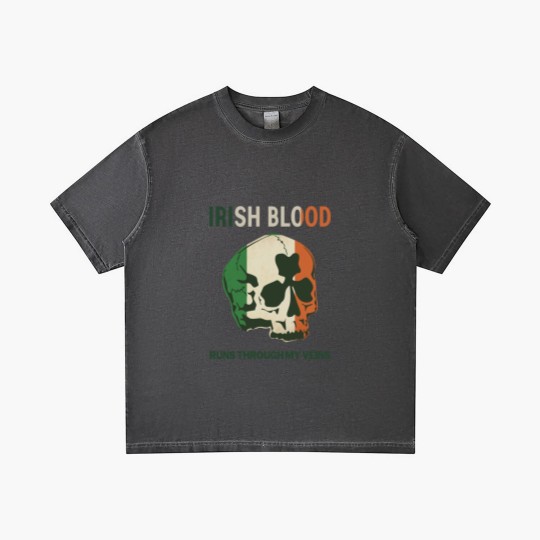 Discover Irish Blood run through my Veins Gradient T Shirts