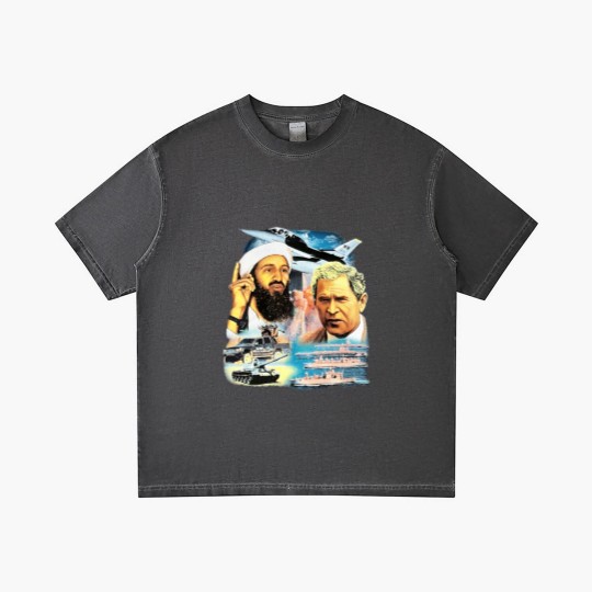 Discover 9-11 Vintage Gradient T Shirts Rap Gradient T Shirts Osama Bin Lade Gradient T Shirts