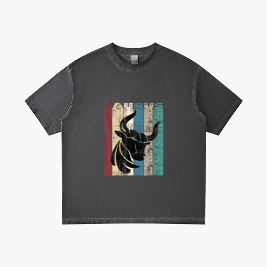 Discover Taurus Vintage Taurus Gift Idea Retro Distressed Gradient T Shirts